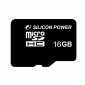 Silicon Power MicroSDHC 16 Gb class 4 без ад.