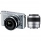 NIKON 1 J2 Silver Kit 10-30mm + 30-110mm