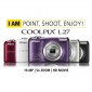 NIKON Coolpix L27 Purple Lineart