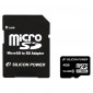 Silicon Power Micro-SDHC 4 Gb class 6 Silicon Power Micro-SDHC 4 Gb class 6